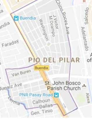 Pio Del Pilar Makati Map Community & Family Ministry